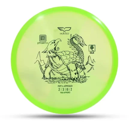 YIKUN Disc-Golf - Putt and Approach GUI Phoenix Vert - Boutique Frisbee-Ultimate