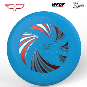 Frisbee Ultimate Yikun - Série UltiPro Ultiwave Disc - 27cm - Bleu