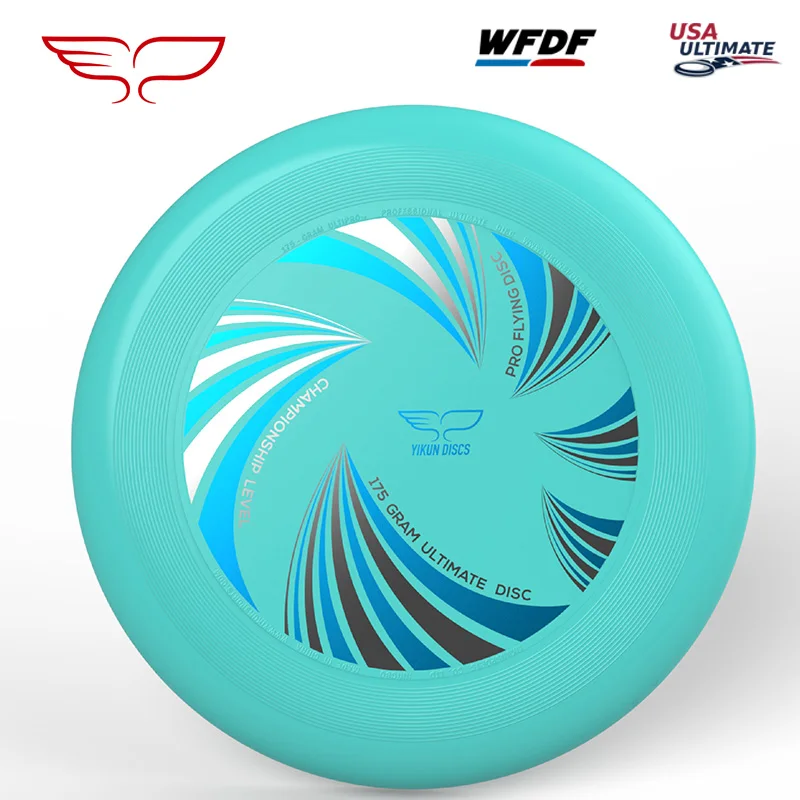 Frisbee Ultimate Yikun - Série UltiPro Ultiwave Disc - 27cm - Bleu Ciel