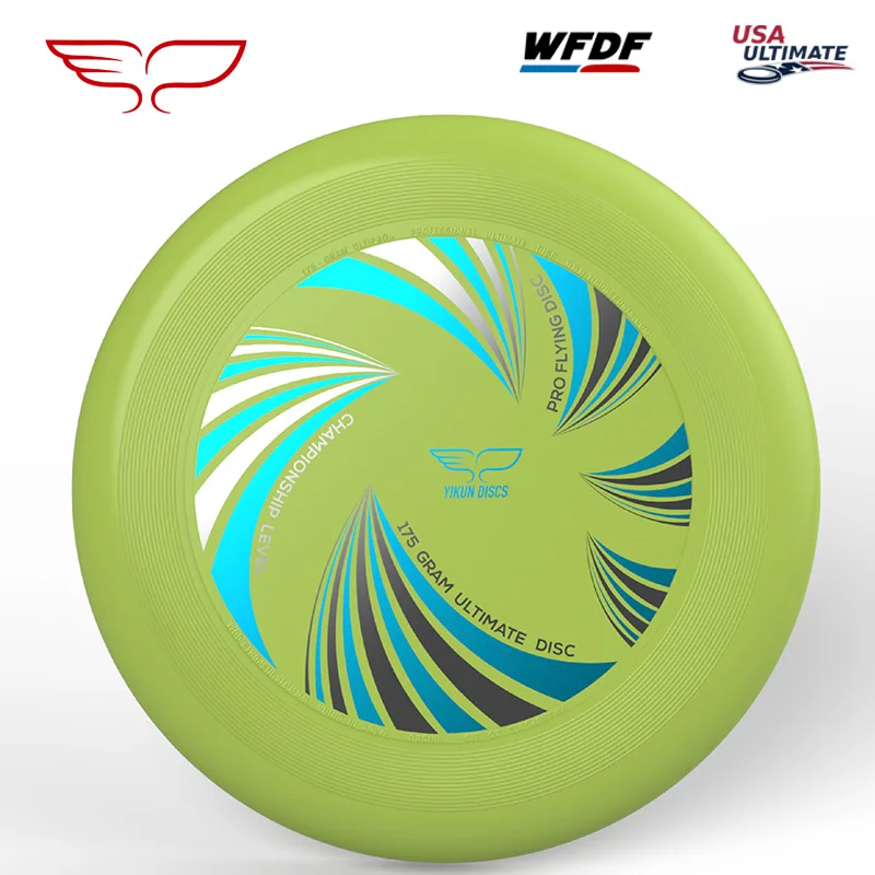Frisbee Ultimate Yikun - Série UltiPro Ultiwave Disc - 27cm - Vert