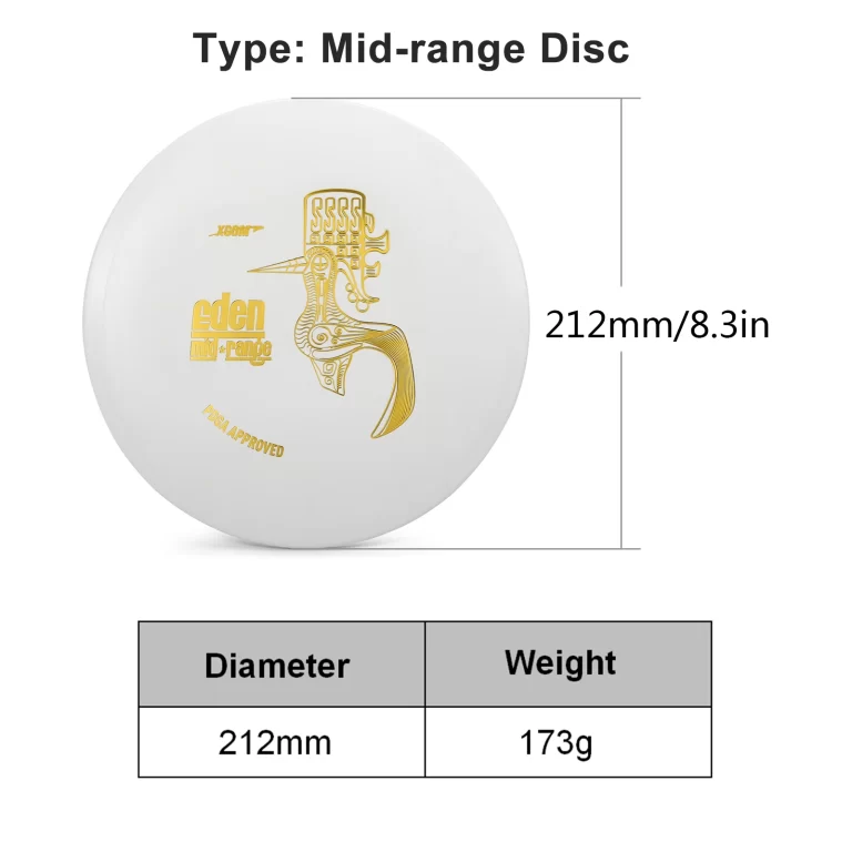 X-COM Disc-Golf - Mid-range : Eden - Dimensions - Boutique Frisbee-Ultimate