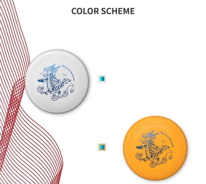 Frisbee pour enfants Yikun UltiPro Junior Ultimate Disc 135g - Variations couleurs - Boutiqu een ligen Frisbee-Ultimate
