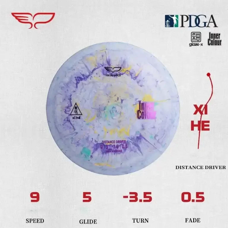 Frisbee Yikun Disc-Golf Distance Driver XIHE Inner Color - Caractéristiques