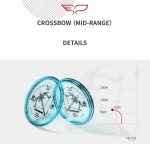 Disc Golf YIKUN Mid-Range CROSSBOW - Détails