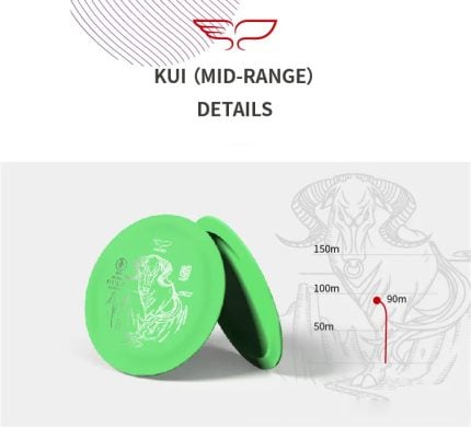 Disc Golf YIKUN Mid-Range KUI - détails