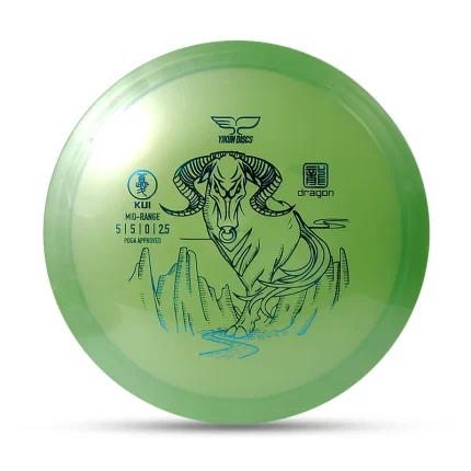 Disc Golf YIKUN Mid-Range KUI Dragon Line Vert