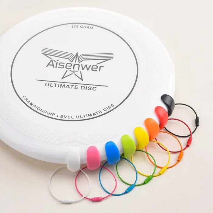 Frisbee Ultimate adultes - Aisenwer Ultimate Disc Blanc 175g - Variations de couleurs du fermoir à disques