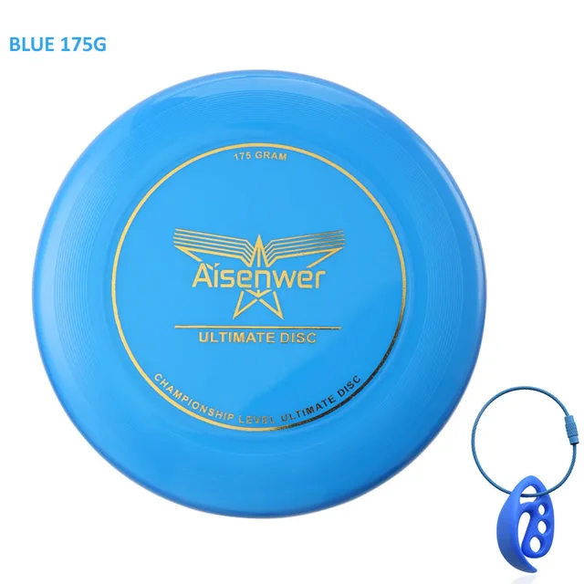 Frisbee Ultimate adultes - Aisenwer Ultimate Disc Bleu 175g avec fermoir à disque