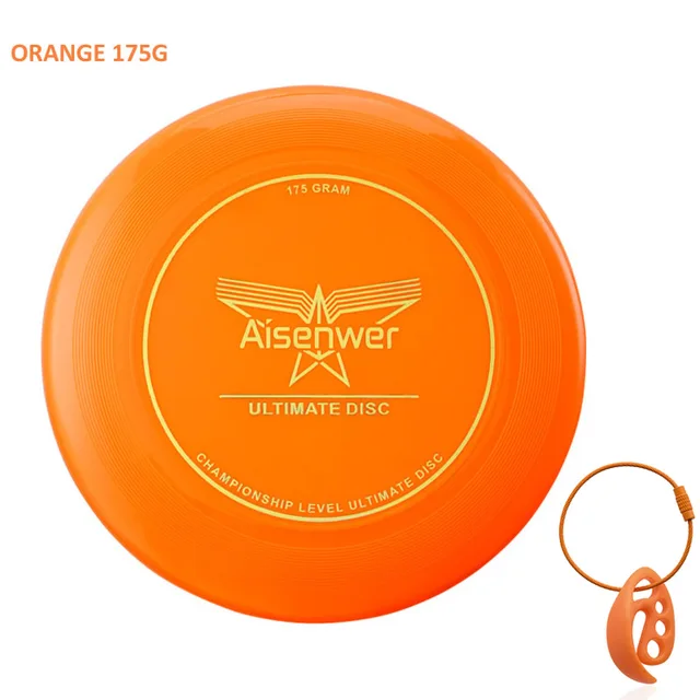 Frisbee Ultimate adultes - Aisenwer Ultimate Disc Orange 175g avec fermoir à disque