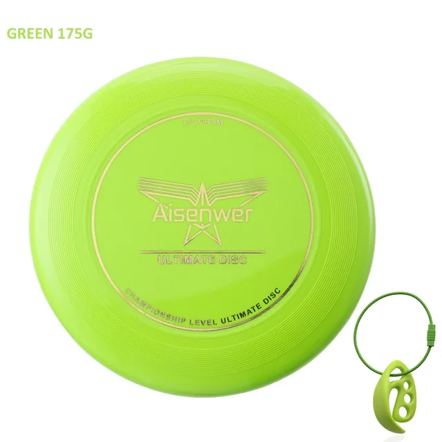 Frisbee Ultimate adultes - Aisenwer Ultimate Disc Vert 175g avec fermoir à disque