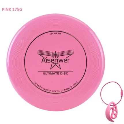 Frisbee Ultimate adultes - Aisenwer Ultimate Disc Rose 175g avec fermoir à disque
