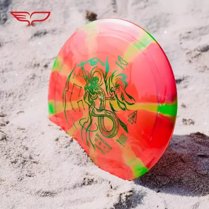 Frisbee Yikun Disc-Golf Distance Driver FUXI Glaze-X - Modèle A dans le sable
